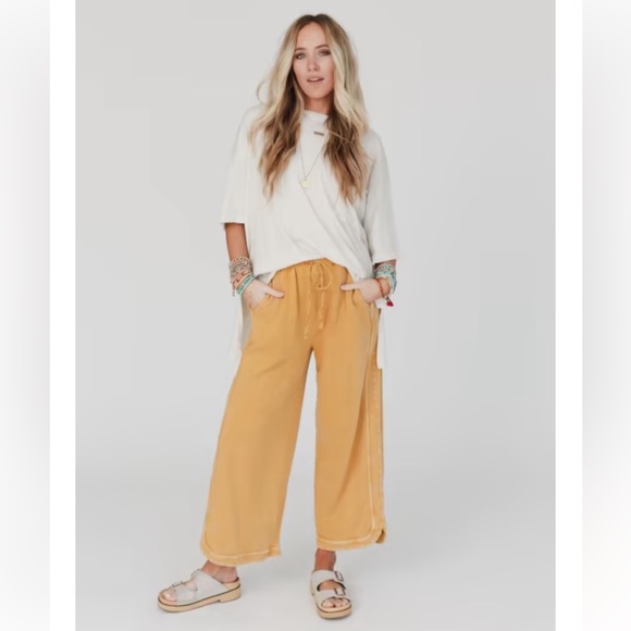 NWT SO COMFY WIDE LEG CROPPED PANT - Picture 7 of 7